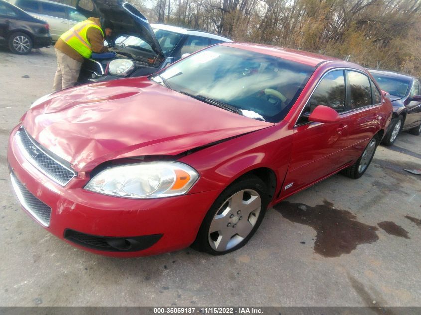 2008 Chevrolet Impala Ss VIN: 2G1WD58C289140295 Lot: 35059187