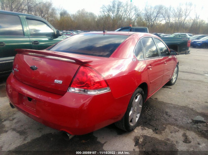 2008 Chevrolet Impala Ss VIN: 2G1WD58C289140295 Lot: 35059187