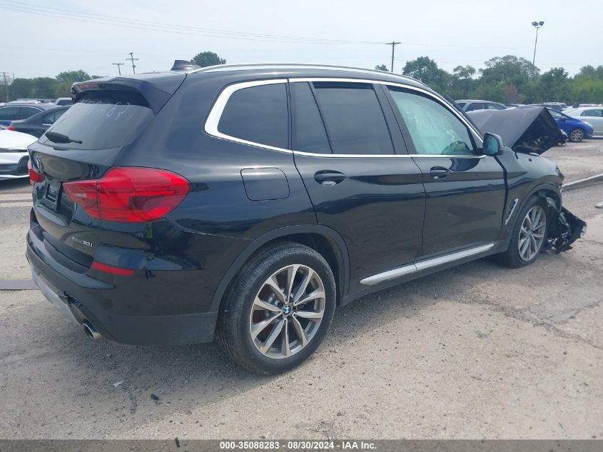 2019 BMW X3 xDrive30I VIN: 5UXTR9C58KLE20199 Lot: 35088283