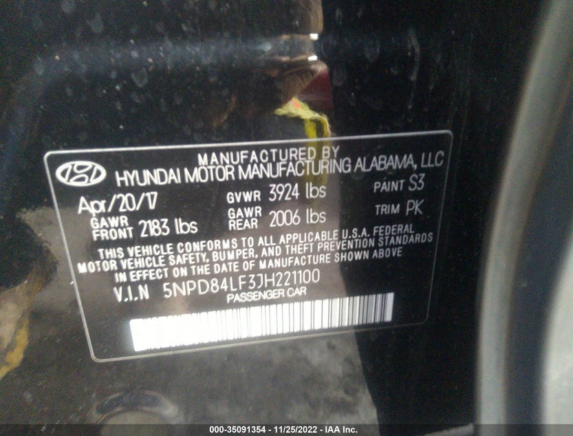 5NPD84LF3JH221100