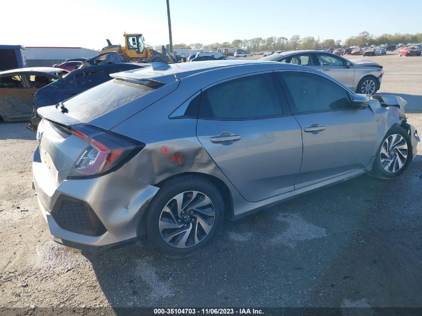 2018 Honda Civic Hatchback Lx VIN: SHHFK7H26JU229318 Lot: 35104703