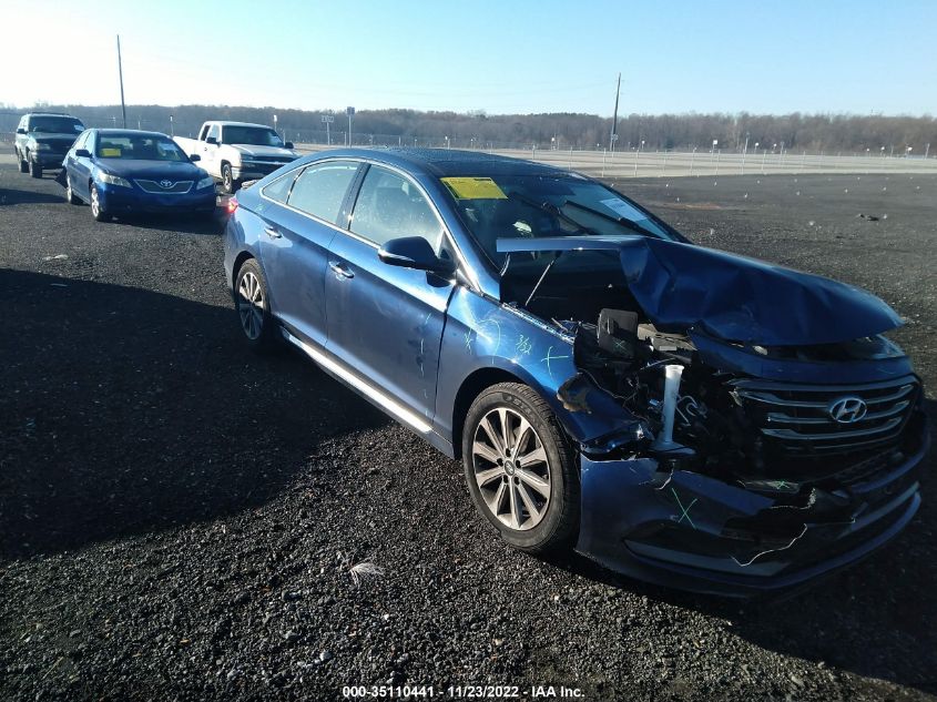 2016 Hyundai Sonata Limited VIN: 5NPE34AF2GH426065 Lot: 35110441