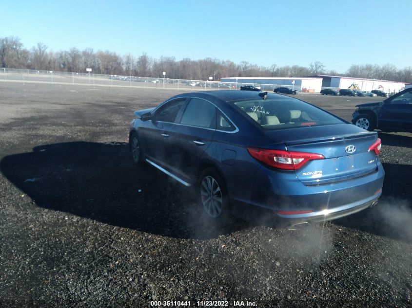 2016 Hyundai Sonata Limited VIN: 5NPE34AF2GH426065 Lot: 35110441