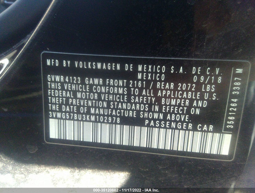 3VWG57BU3KM102978