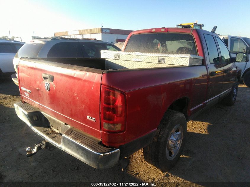 2006 Dodge Ram 2500 Slt/Sport VIN: 3D7KR28C46G185625 Lot: 35122432