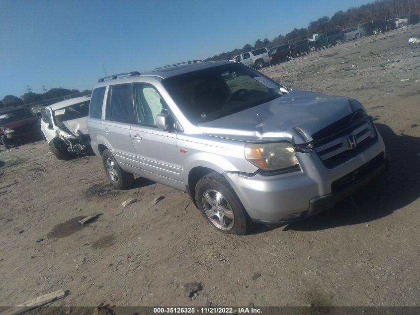 2006 Honda Pilot Ex-L VIN: 5FNYF28596B014633 Lot: 35126325