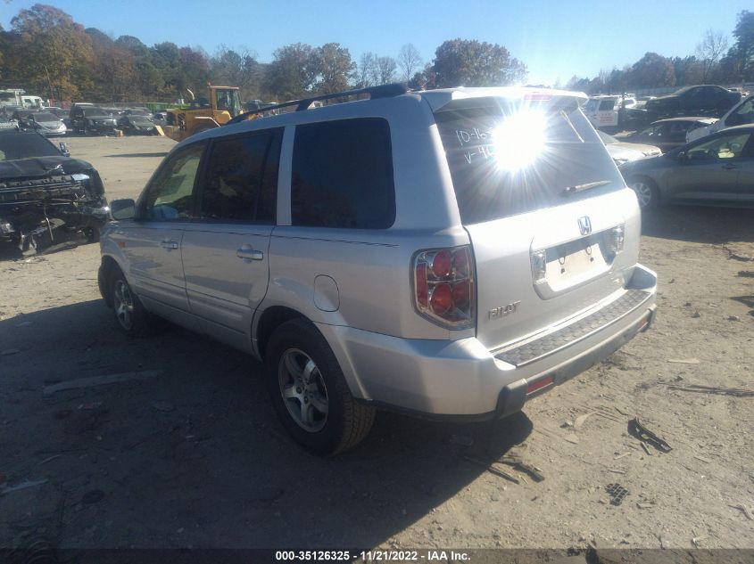 2006 Honda Pilot Ex-L VIN: 5FNYF28596B014633 Lot: 35126325