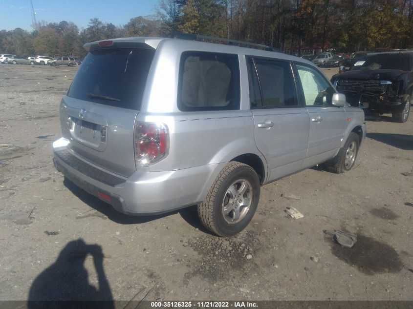 2006 Honda Pilot Ex-L VIN: 5FNYF28596B014633 Lot: 35126325