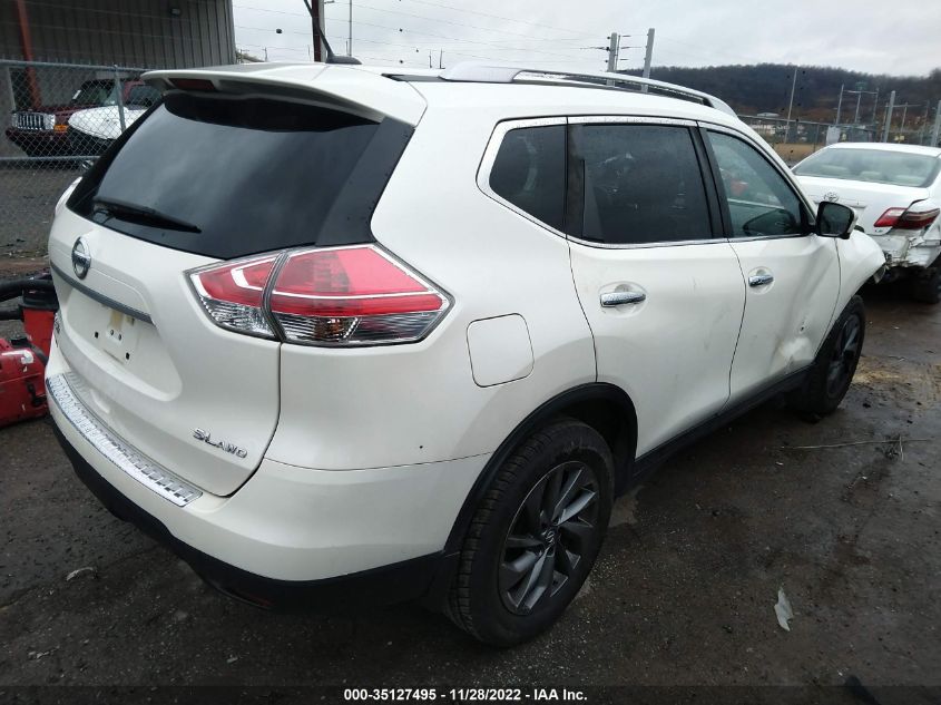 2016 Nissan Rogue Sl VIN: JN8AT2MV5GW143079 Lot: 35127495