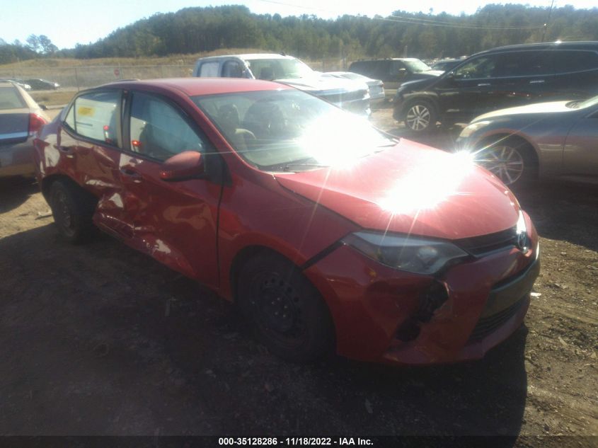 2T1BURHEXFC279697 2015 Toyota Corolla Le