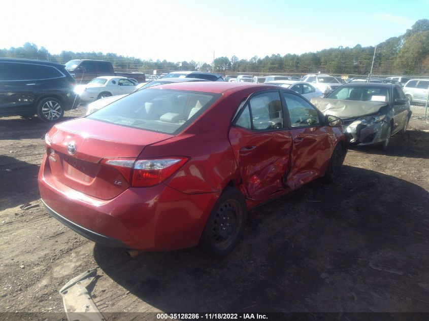 2015 Toyota Corolla Le VIN: 2T1BURHEXFC279697 Lot: 35128286