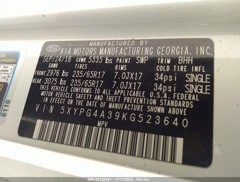 5XYPG4A39KG523640