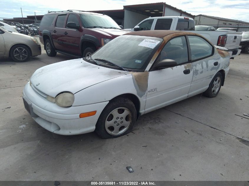 1998 Dodge Neon Competition VIN: 1B3ES27C2WD532526 Lot: 35135881