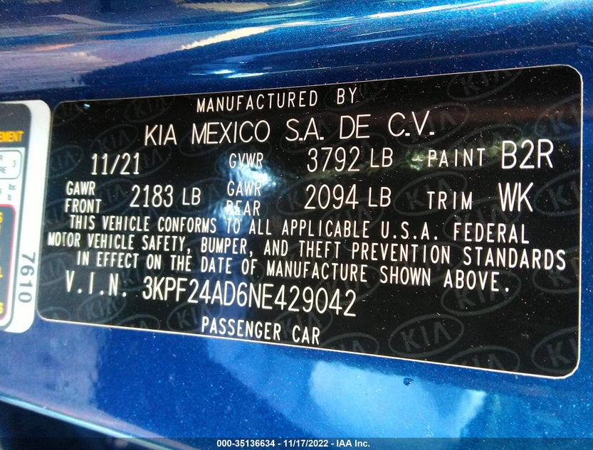 3KPF24AD6NE429042