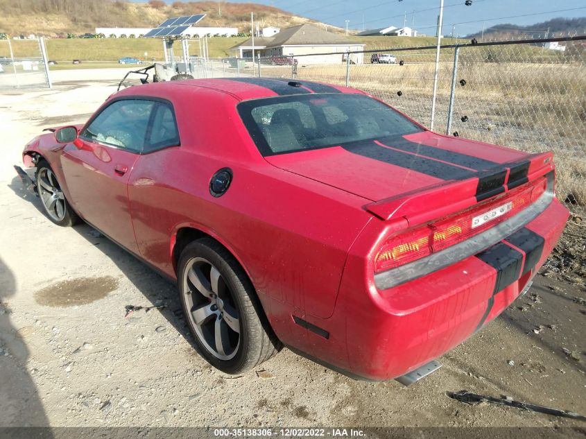 2C3CDYCJ3DH601185 2013 Dodge Challenger Srt8