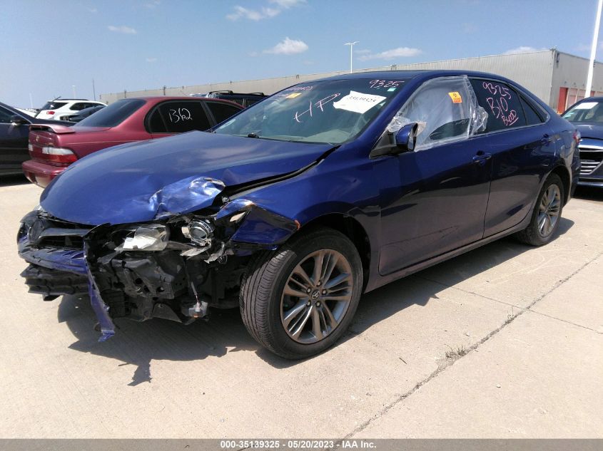 2016 Toyota Camry Se VIN: 4T1BF1FK4GU569678 Lot: 40818207