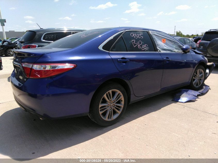 2016 Toyota Camry Se VIN: 4T1BF1FK4GU569678 Lot: 40818207