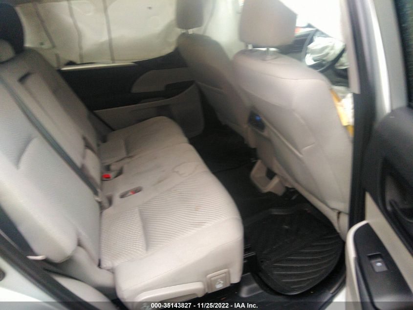 2019 Toyota Highlander Le VIN: 5TDZZRFH7KS348246 Lot: 35143827