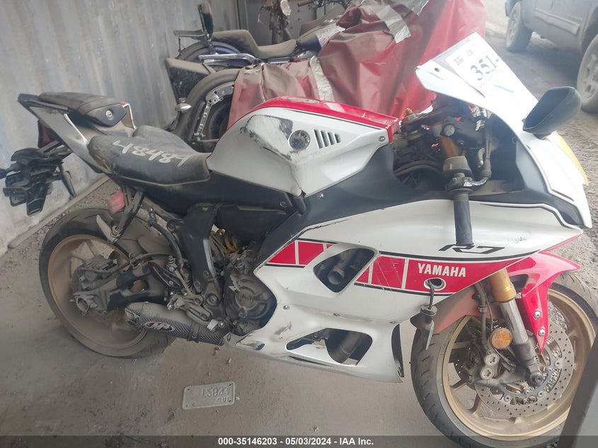 2022 YAMAHA YZFR7  (VIN: JYARM38Y6NA001254)