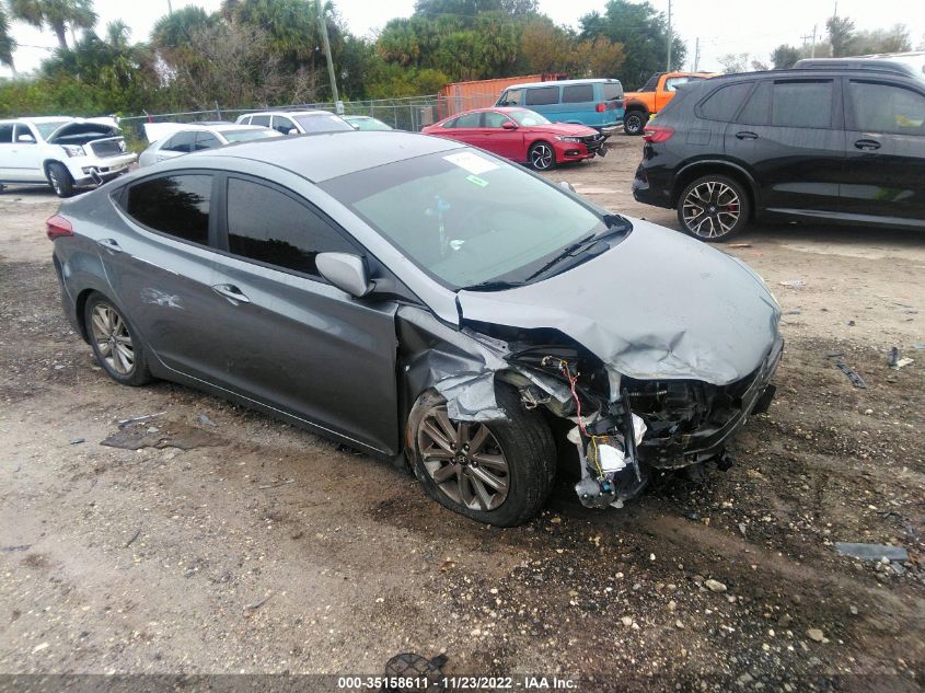 2016 Hyundai Elantra Se VIN: KMHDH4AE2GU623971 Lot: 35158611