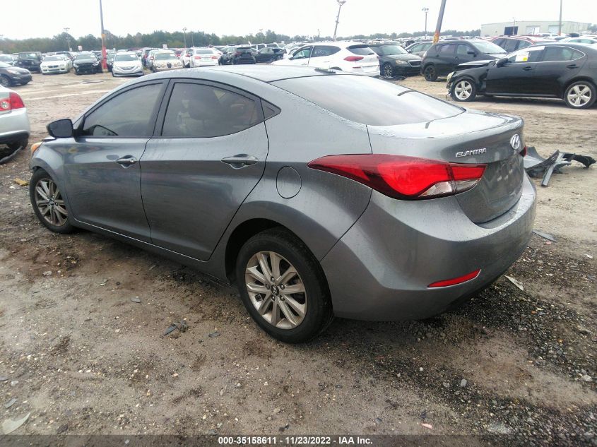 2016 Hyundai Elantra Se VIN: KMHDH4AE2GU623971 Lot: 35158611