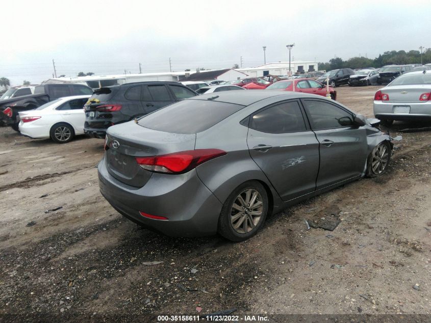 2016 Hyundai Elantra Se VIN: KMHDH4AE2GU623971 Lot: 35158611