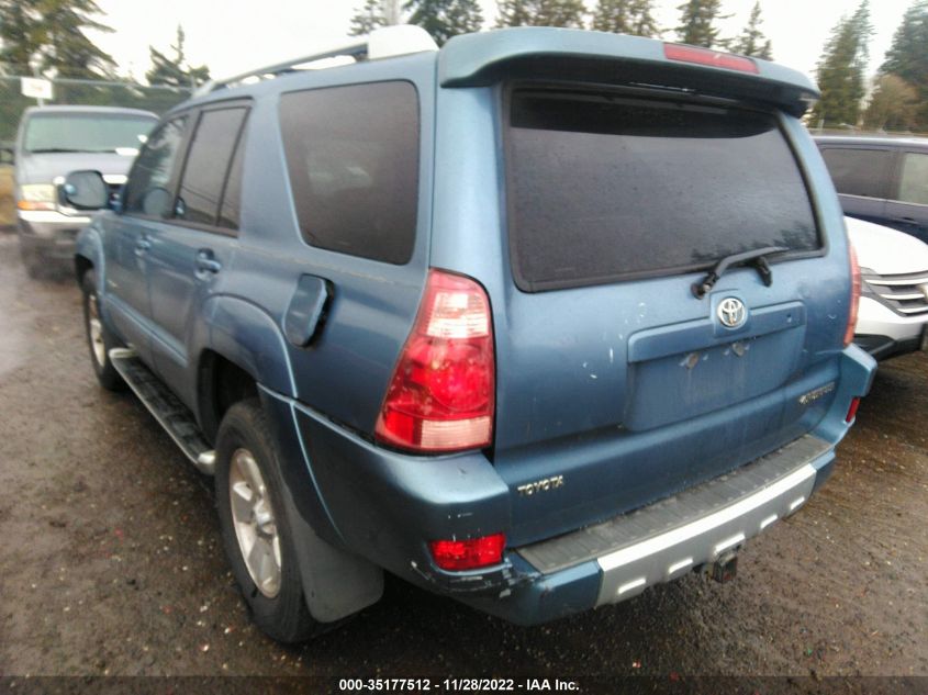 2003 Toyota 4Runner Limited VIN: JTEZT17R638001695 Lot: 35177512