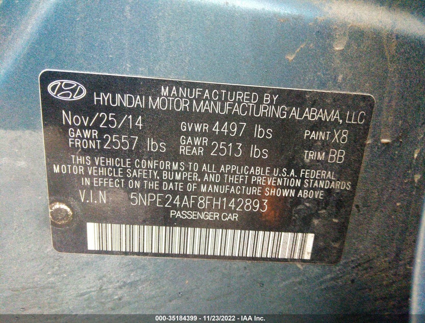 5NPE24AF8FH142893
