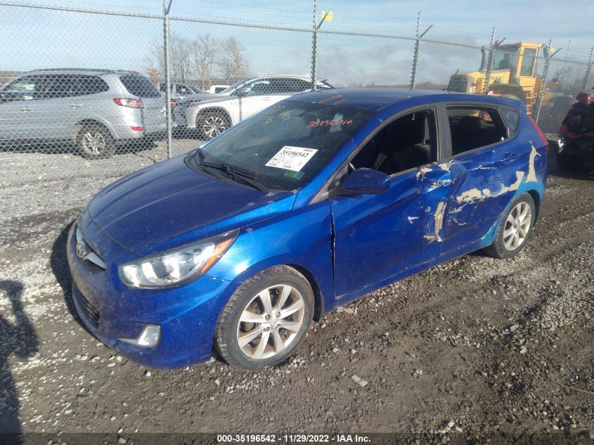 2012 Hyundai Accent Se VIN: KMHCU5AE5CU023789 Lot: 35196542