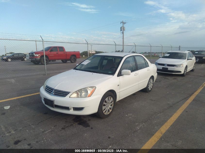 2006 Mitsubishi Lancer Es/Se VIN: JA3AJ26E76U058347 Lot: 35196957