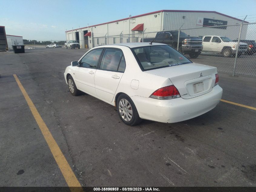 2006 Mitsubishi Lancer Es/Se VIN: JA3AJ26E76U058347 Lot: 35196957