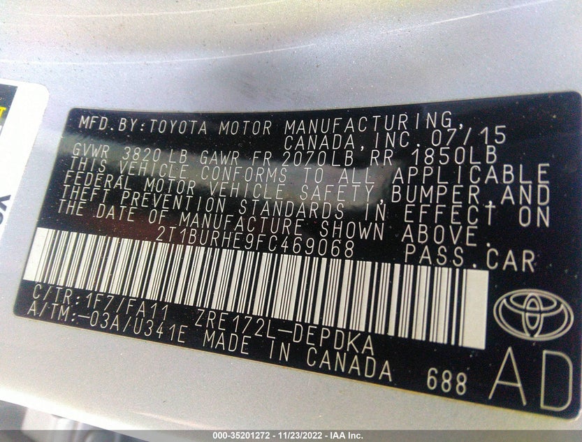 2T1BURHE9FC469068