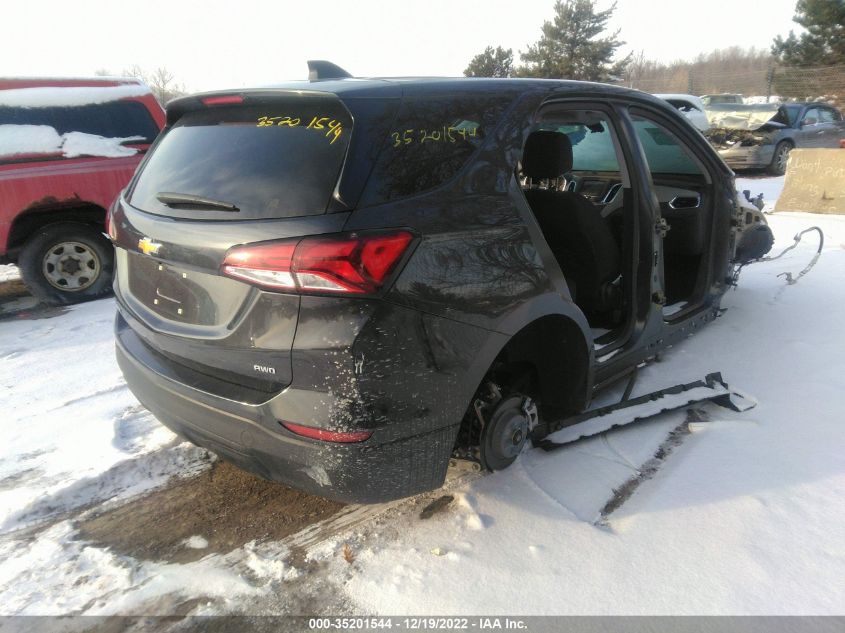 2022 Chevrolet Equinox Awd Ls VIN: 2GNAXSEV2N6134918 Lot: 35201544