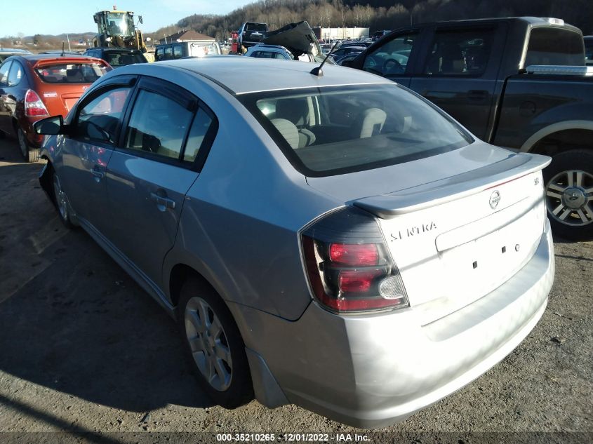 2010 Nissan Sentra 2.0 Sr VIN: 3N1AB6AP7AL724840 Lot: 35210265