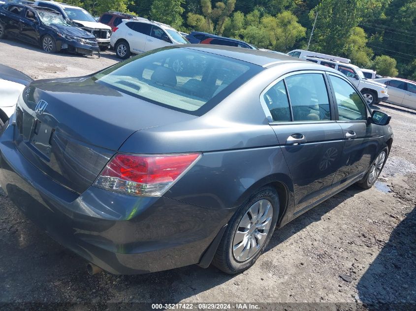 2010 Honda Accord 2.4 Lx VIN: 1HGCP2F30AA035849 Lot: 35217422