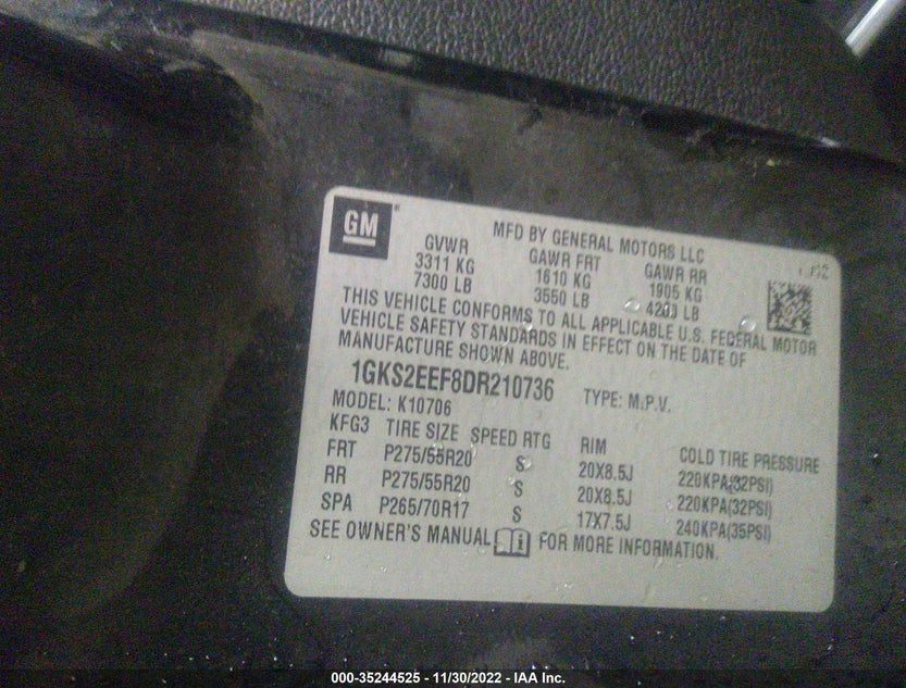 1GKS2EEF8DR210736