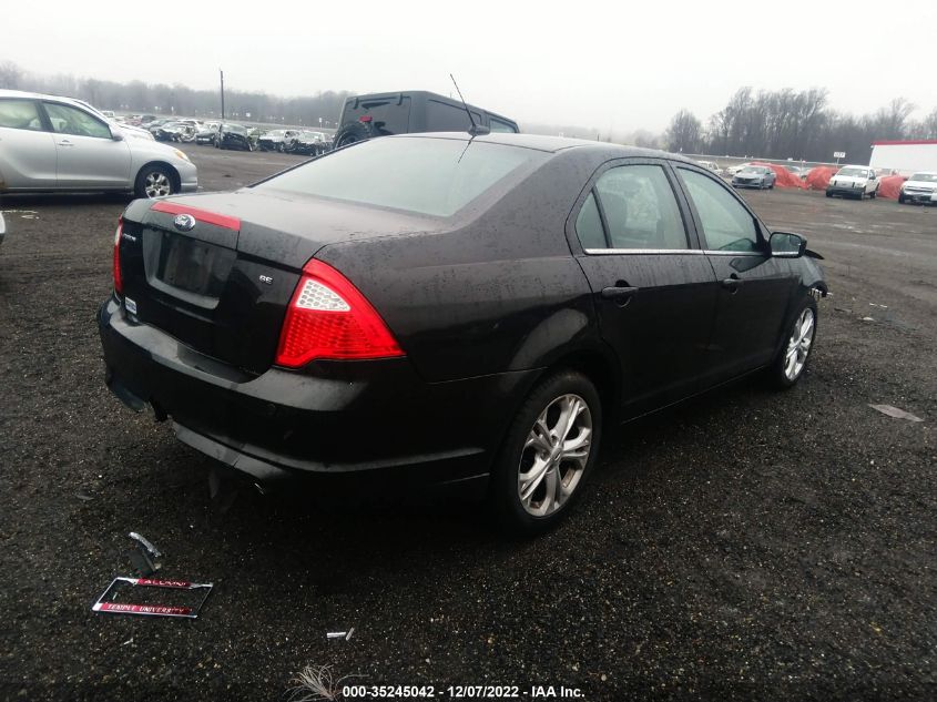 2012 Ford Fusion Se VIN: 3FAHP0HA3CR373135 Lot: 35245042