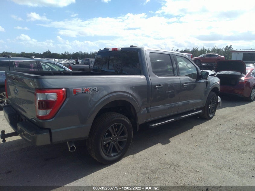 VIN 1FTFW1E82NFB26779 2022 FORD F-150 LARIAT