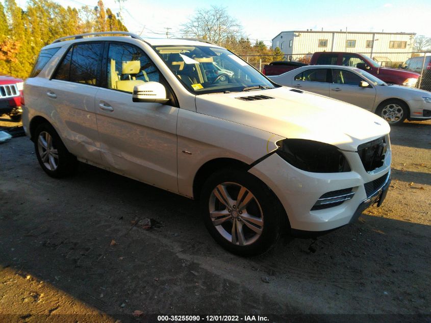 2012 Mercedes-Benz Ml 350 VIN: 4JGDA5HB5CA012835 Lot: 35255090