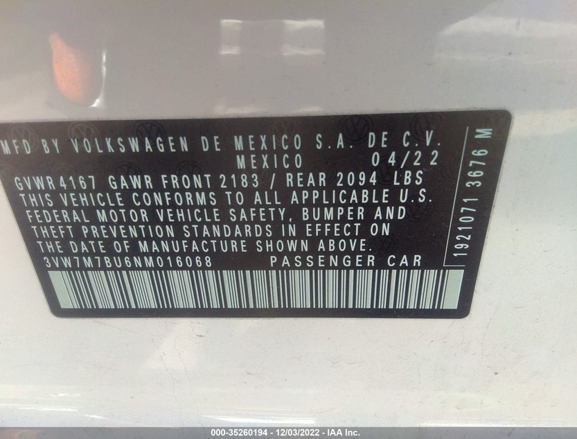 3VW7M7BU6NM016068