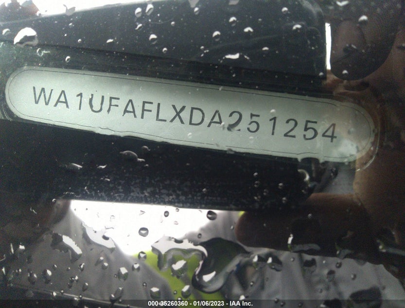 WA1UFAFLXDA251254