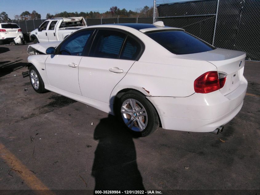 2008 BMW 328I VIN: WBAVC53598FZ85423 Lot: 35269984