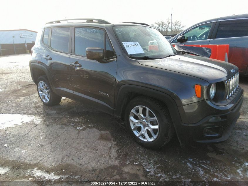 2017 Jeep Renegade Latitude 4X4 VIN: ZACCJBBB1HPG29874 Lot: 35274054