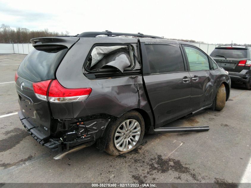 5TDYK3DC2ES497401 2014 Toyota Sienna Xle V6 8 Passenger