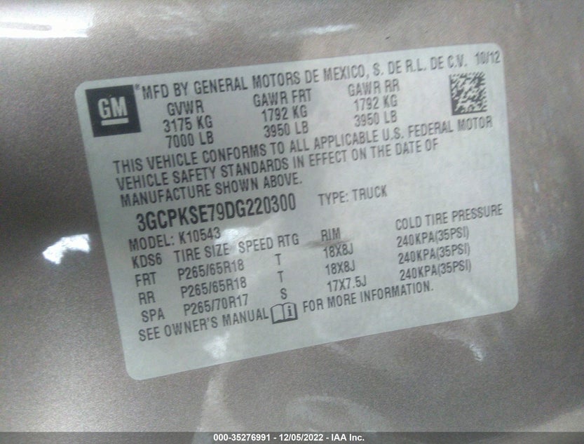 3GCPKSE79DG220300