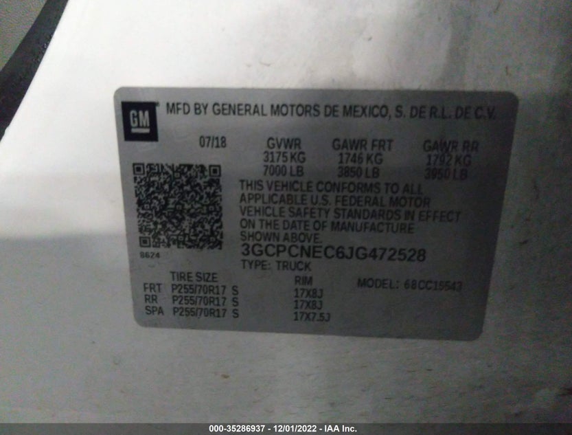 3GCPCNEC6JG472528