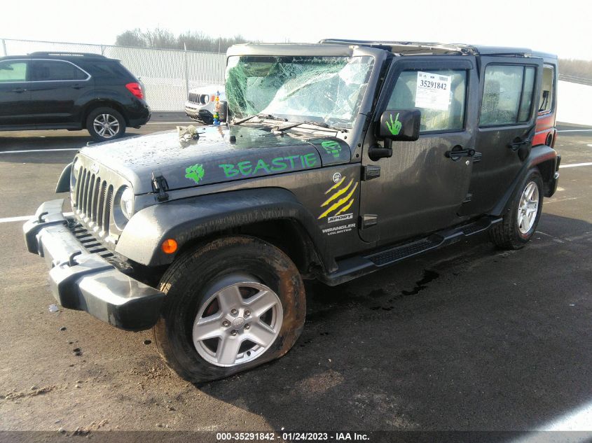 2017 Jeep Wrangler Unlimited Sport Rhd VIN: 1C4BJWKG3HL618894 Lot: 35291842