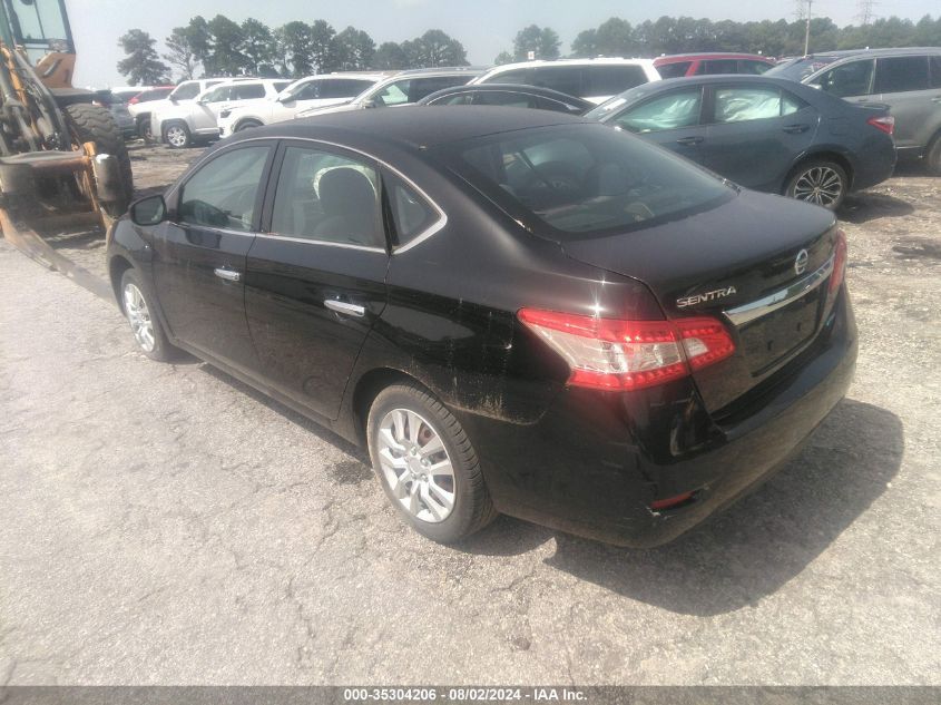 2014 Nissan Sentra Sv VIN: 3N1AB7AP2EY220176 Lot: 35304206