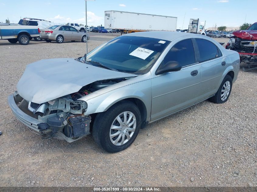 2004 Dodge Stratus Se VIN: 1B3EL36X34N284821 Lot: 35307599