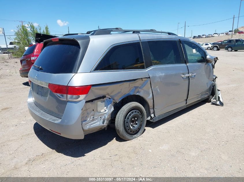 2016 Honda Odyssey Ex-L VIN: 5FNRL5H60GB132675 Lot: 35313097